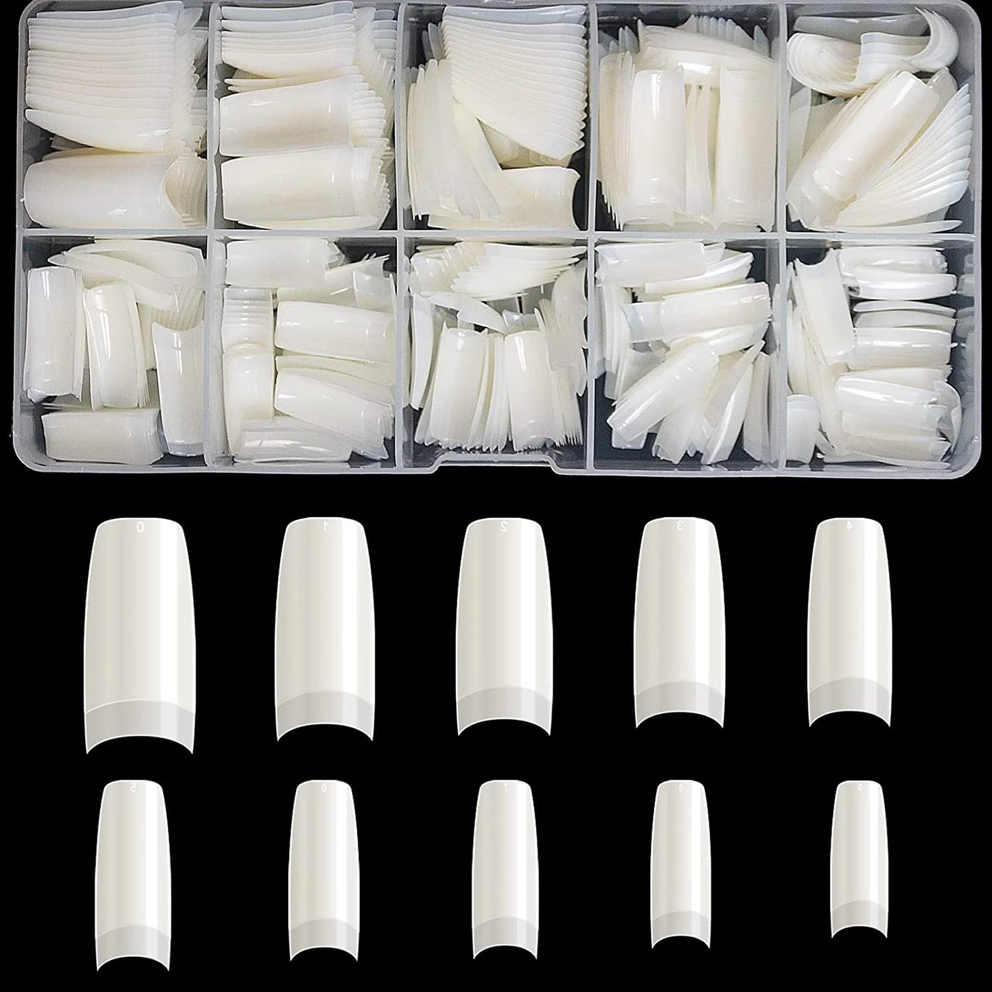 300 Piece French Nail Tip Kit
