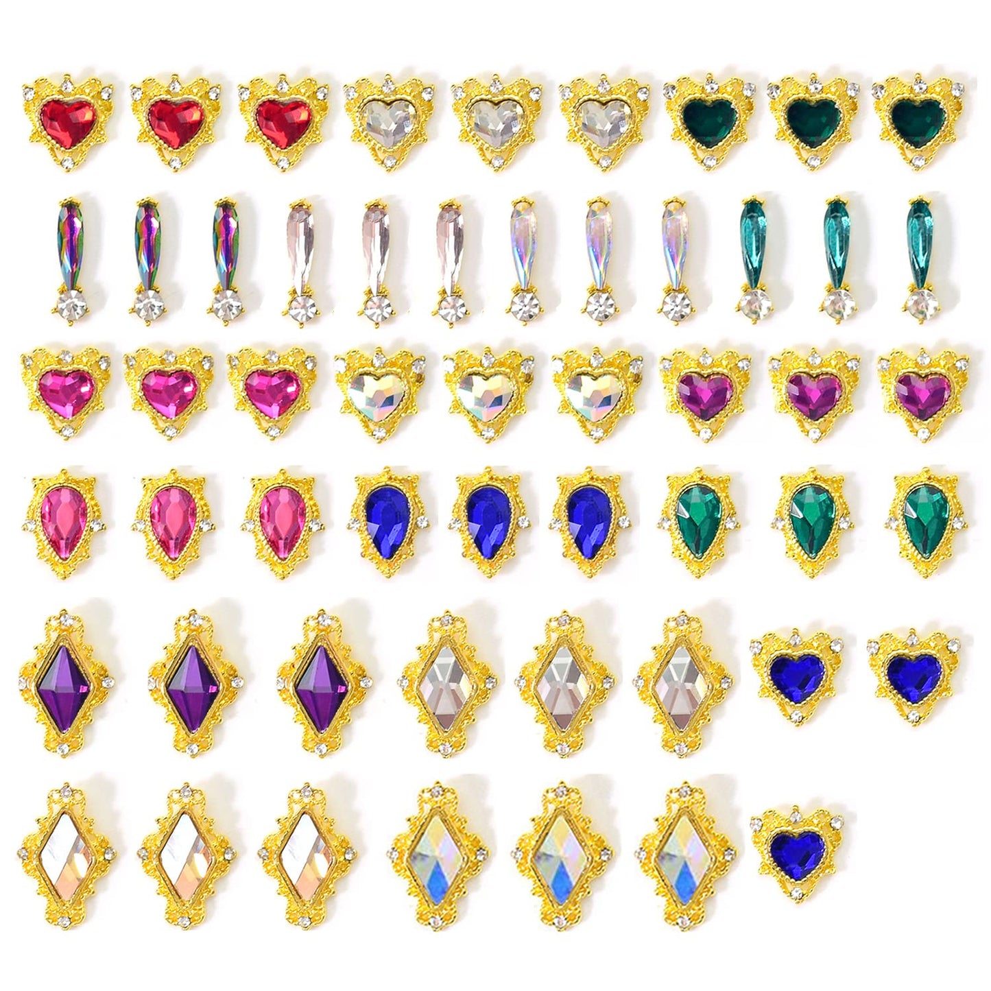 Assorted Nail Gems