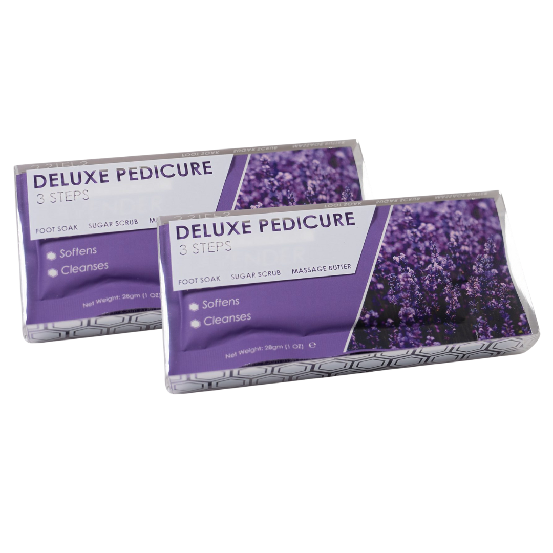 3 Step Pedicure (Lavender) Set of 2