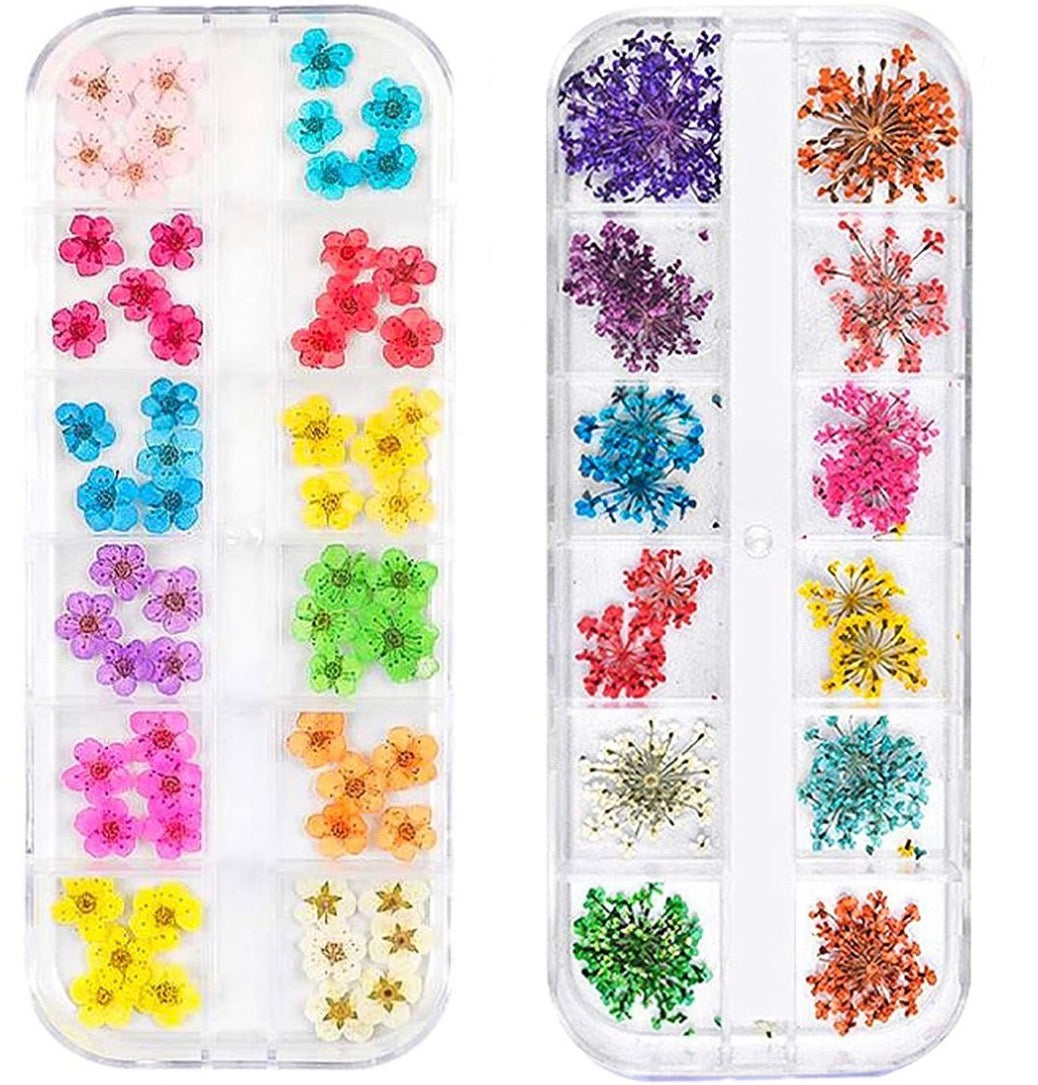 Encapsulated Real Dried Flowers