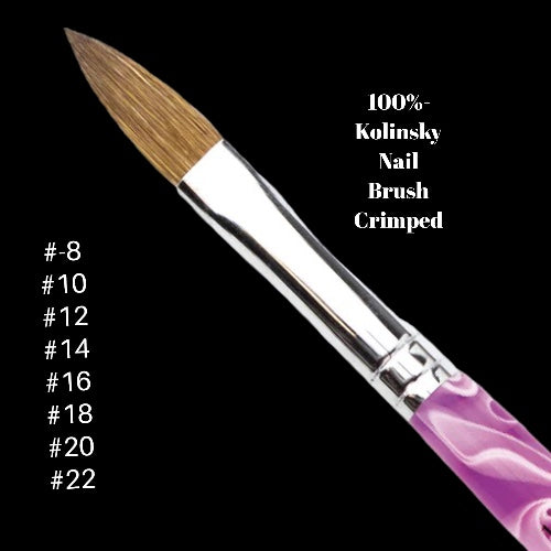100% Kolinsky Acrylic Brush
