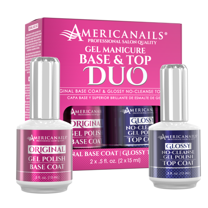 American Nails Gel Base & Top Duo