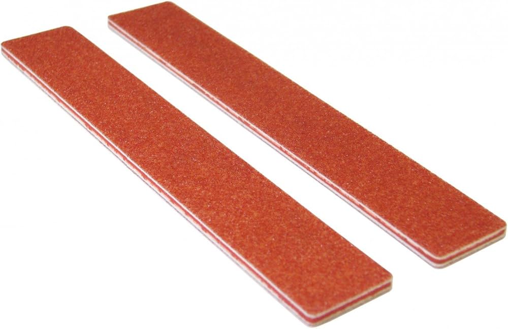 Jumbo Square Red Mylar File 80/80 Grit